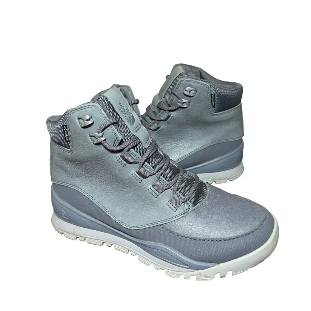 The North Face Men's Gray Leather Boots